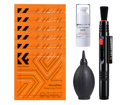Akcesoria Foto K&F Concept Zestaw czyszczący do optyki Cleaning Kit 4w1